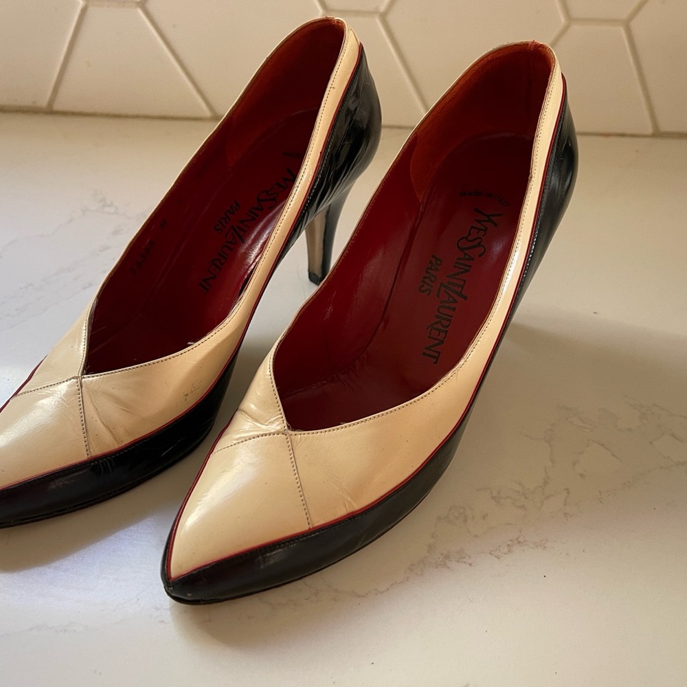 Yves Saint Laurent heels- 👠 VTG , excellent condition. Size 7 - Picture 8 of 11